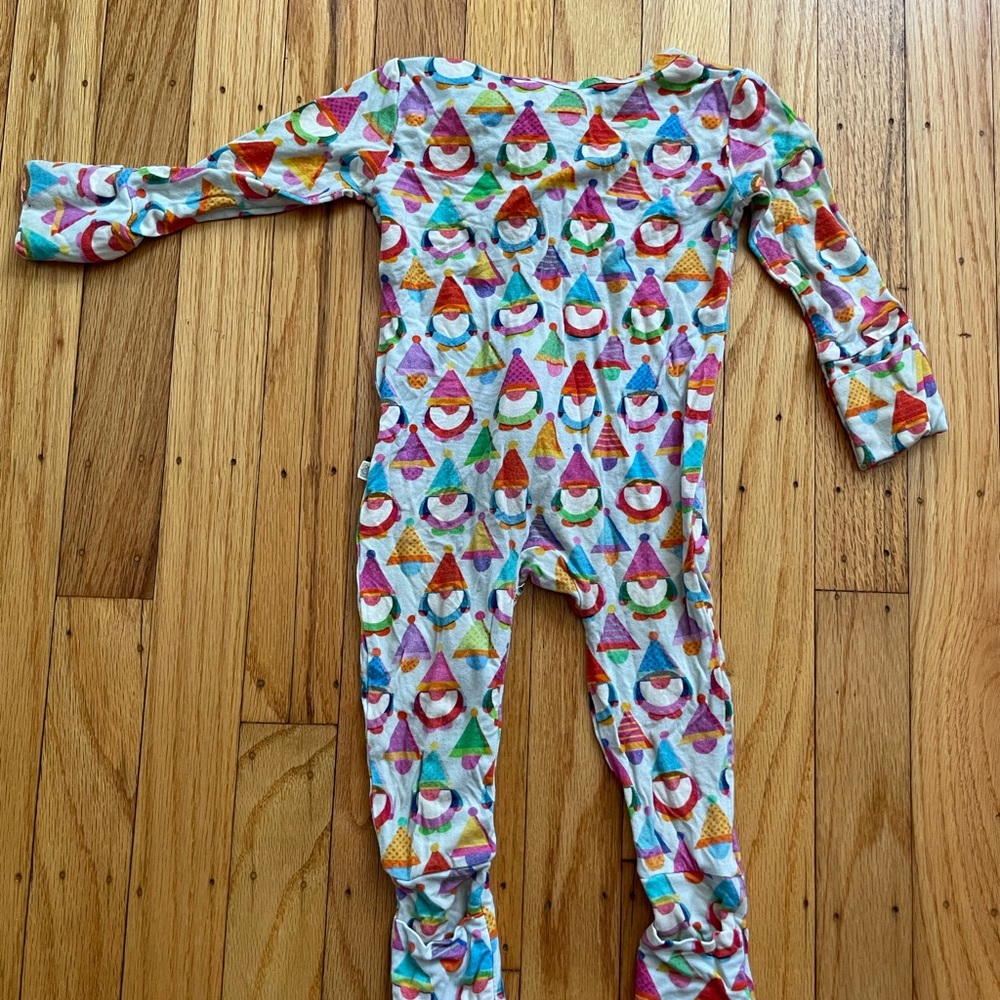 Colorful Kids Gnome Print One Piece